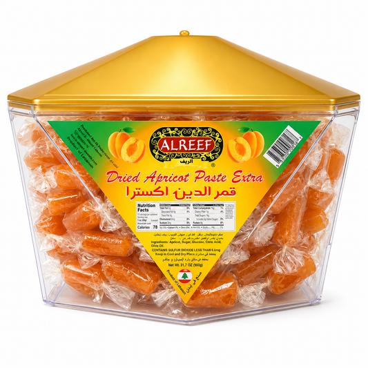 AL Reef Exta Dried Apricot Paste (Plastic Container) Twist 32 oz