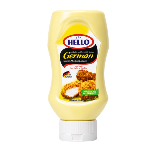 Hello German Garlic Mustard Sauce – 17 fl oz