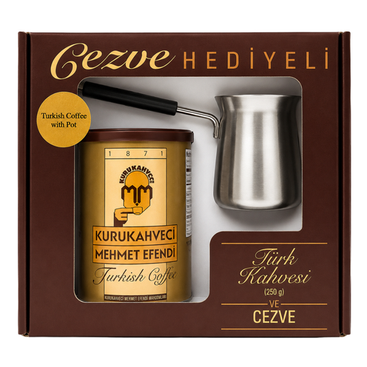 Gift Set Mehmet Efendi w/ Coffee Pot Coffee 250 g