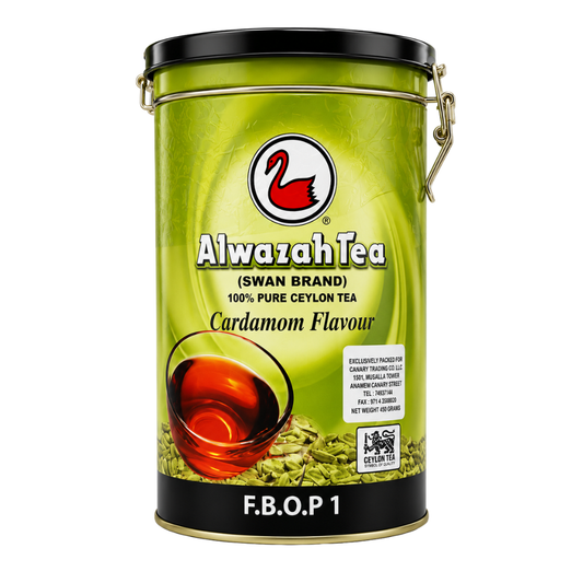 Al Wazah Alwazah Pure Ceylon Tea With Cardamom F.B.O.P. 1 300 GR