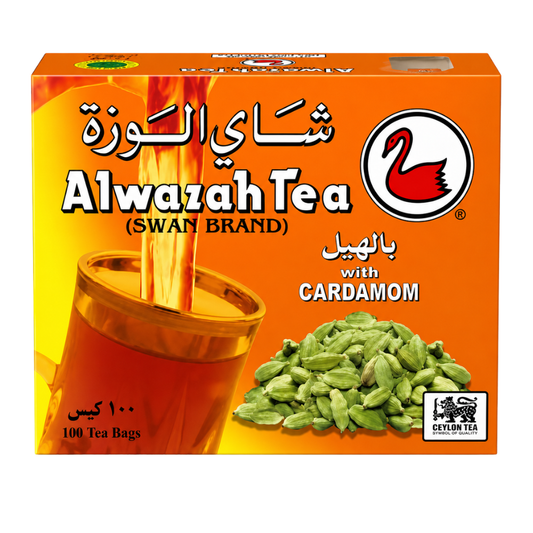 Al Wazah Alwazah Black Tea Bags W/Cardamom 100