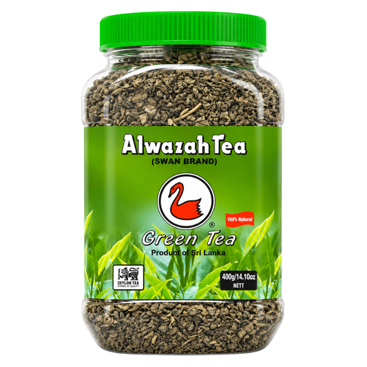 Al Wazah Alwazah Jars Green Tea Loose 400 g